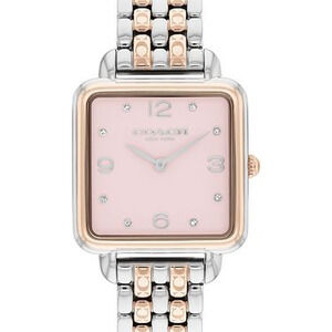 COACH Women's Cass Two-Tone Stainless Steel Bracelet Watch, 28mm